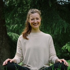 Yogalehrerin Kerstin Kaufmann