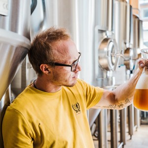 Organic beer brewer Klaus Feistritzer